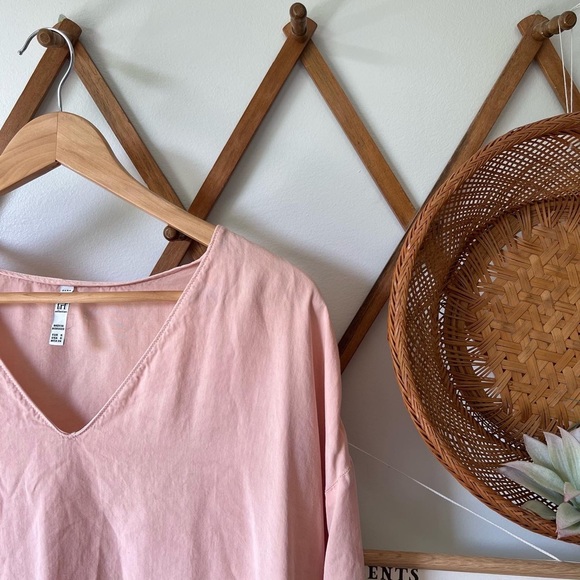 Zara TRF Collection Blush Pink Peplum top - Picture 5 of 6